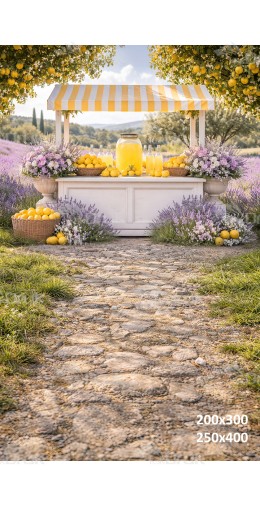 Tło fotograficzne „Lemoniada w lawendowym ogrodzie” | 4011